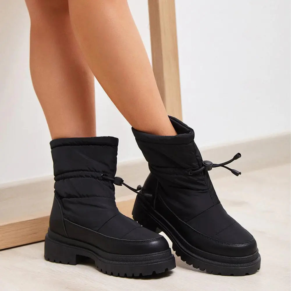 ELA - Botas deportivas de media caña negras