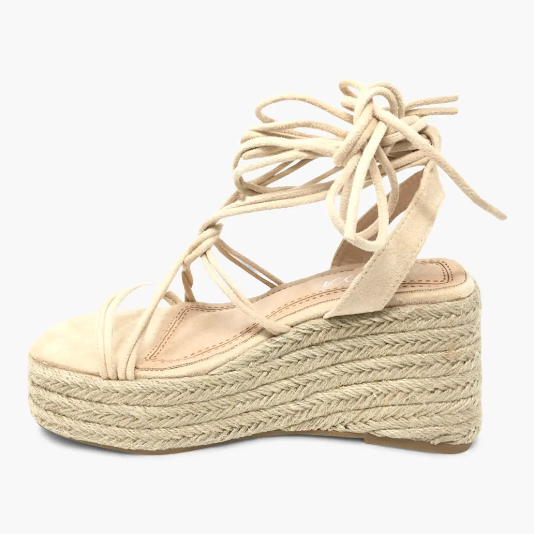 LIORA - Sandalias altas de tiras con plataforma