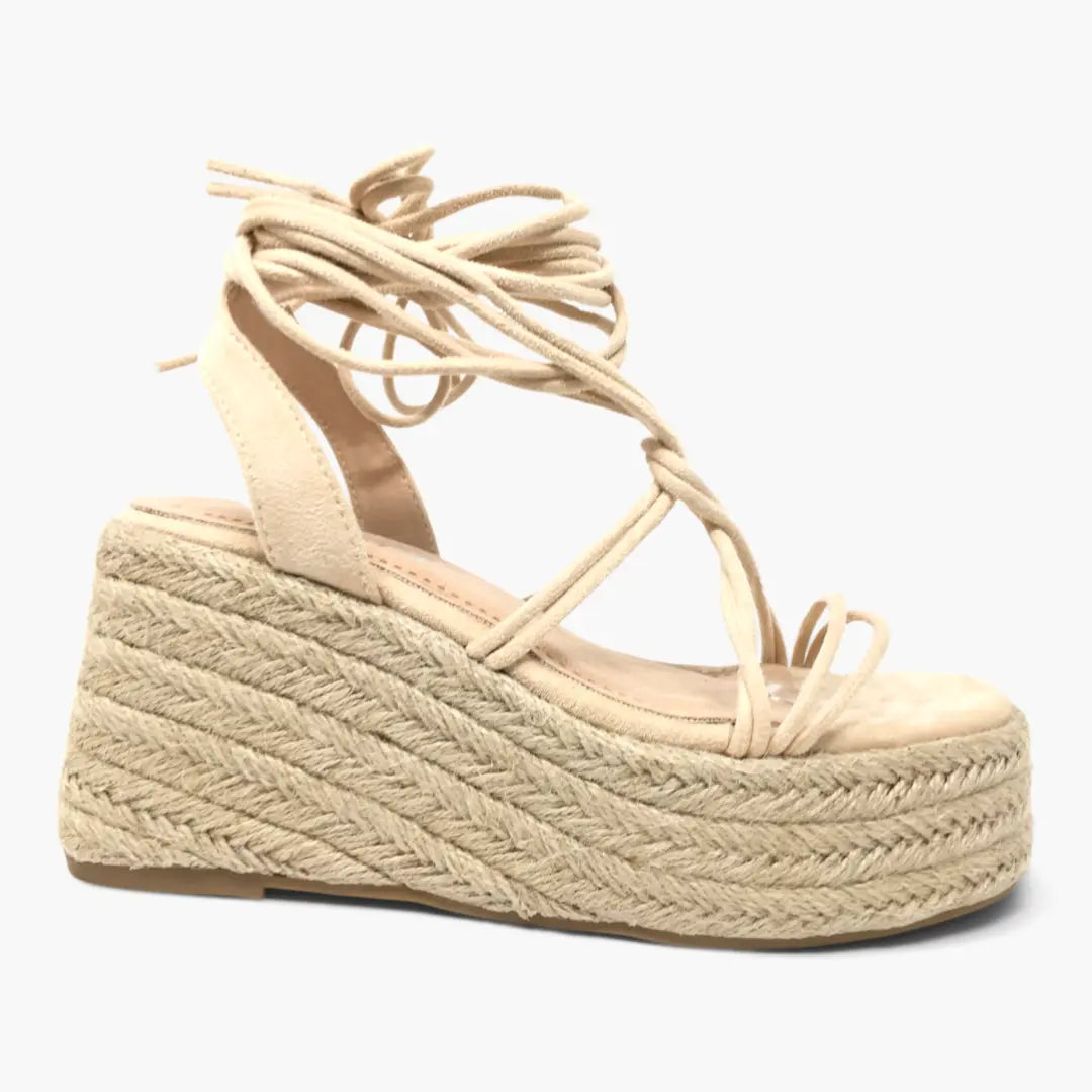 Sandalia online alta rose