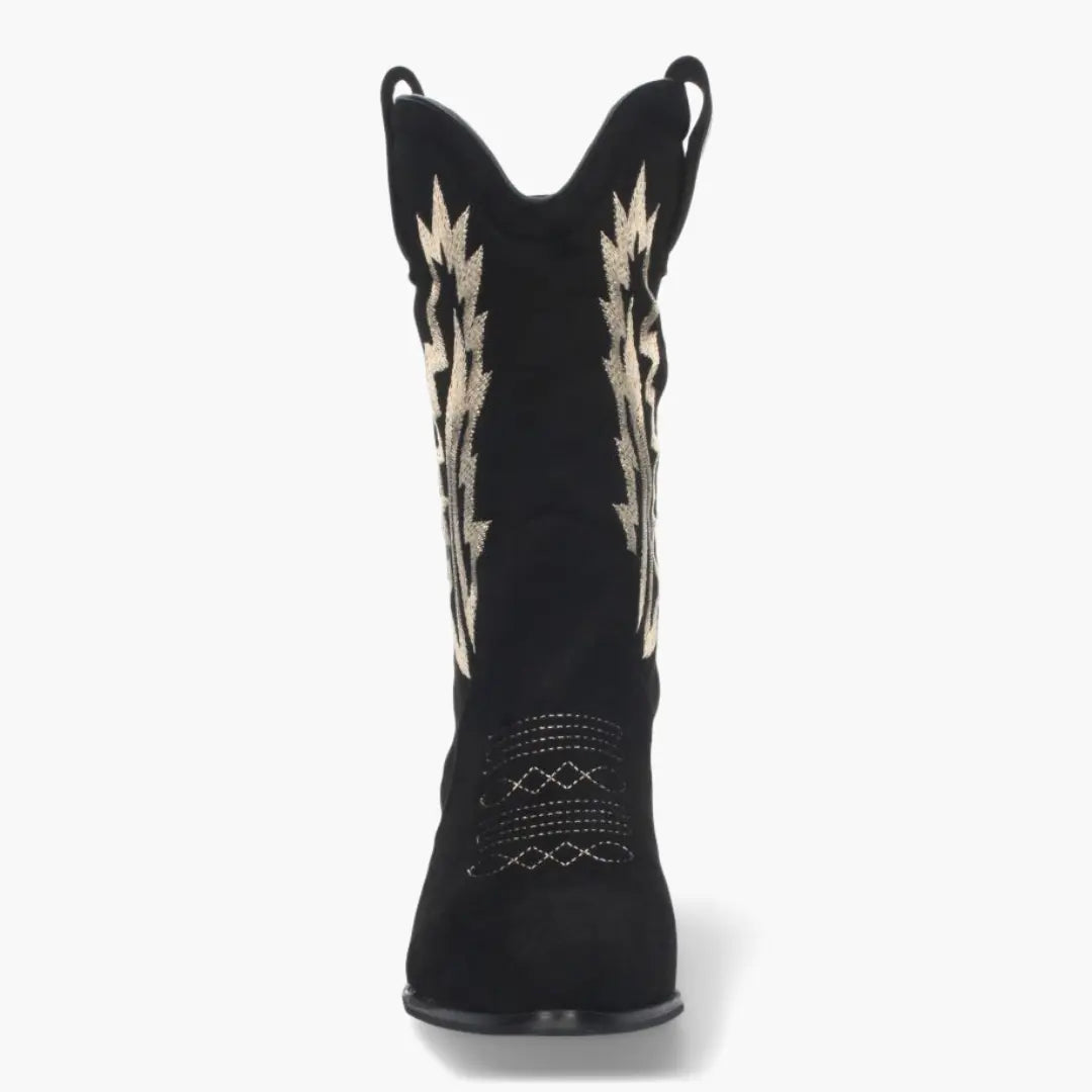 ANGEL - Botas de cowboy negras para mujer