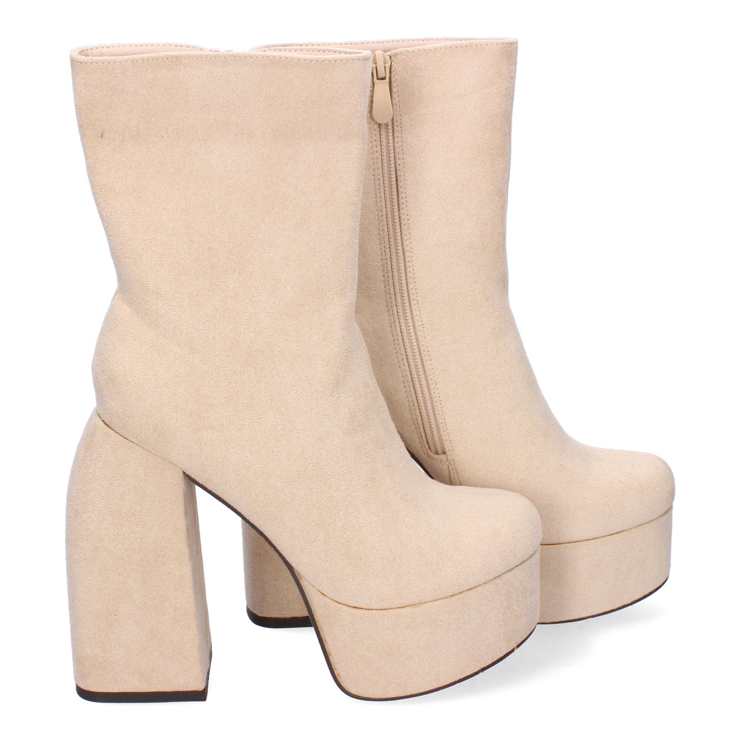BELLA BEIG - Botas de tacón