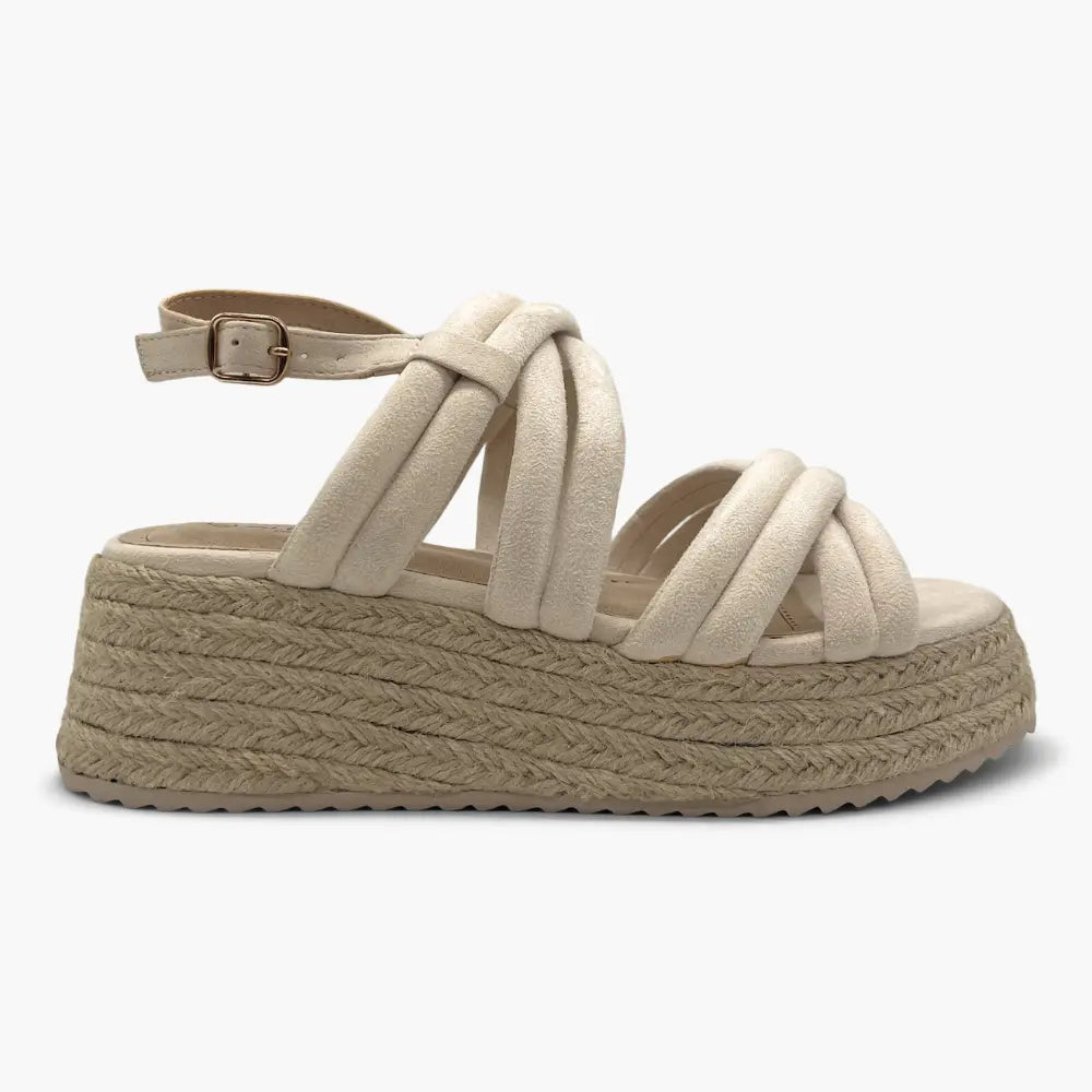 Sandalias beige discount