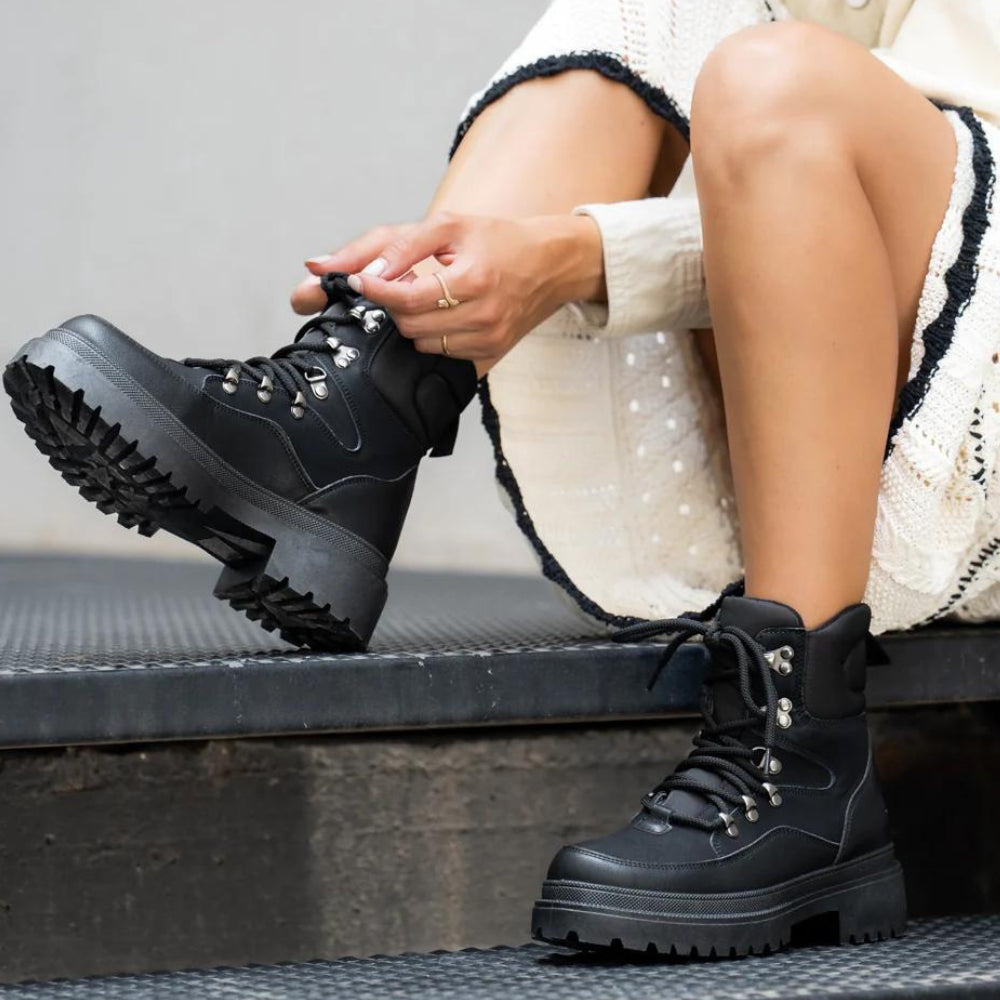 Botas militares mujer con discount plataforma