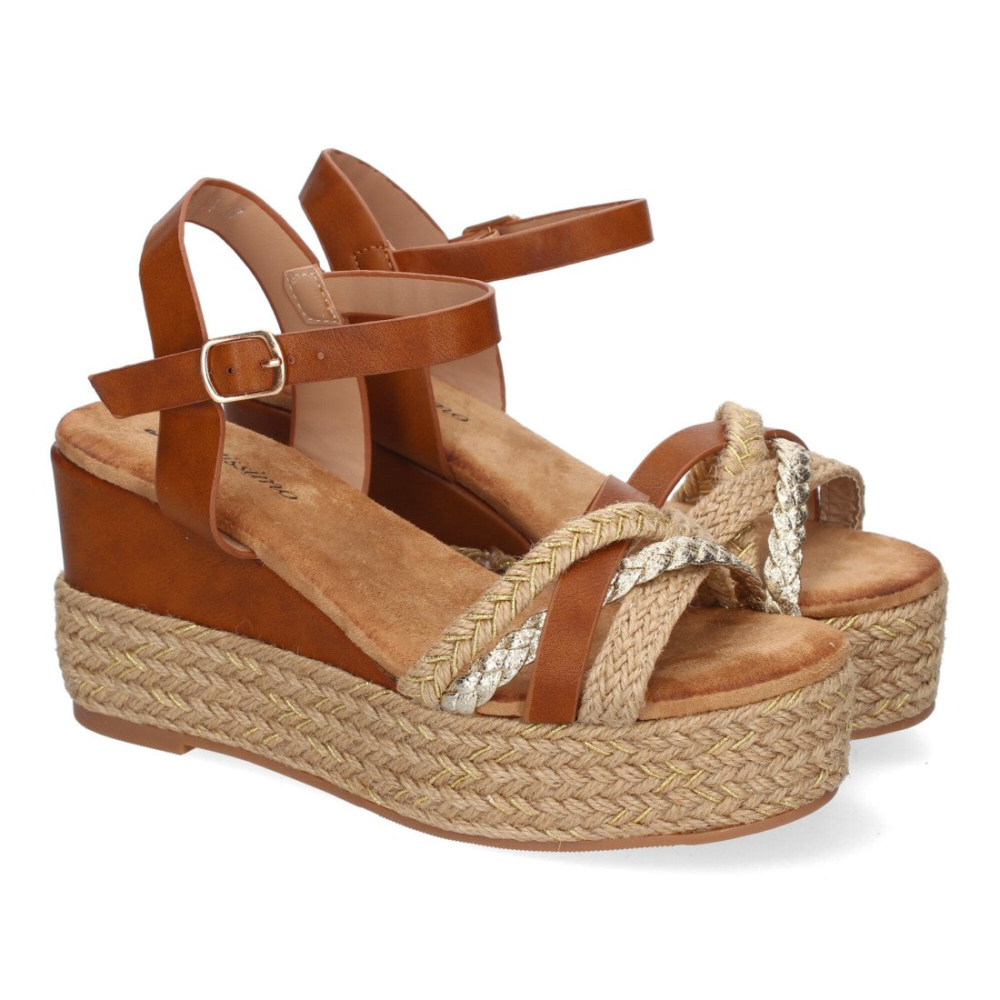 Sandalia de mujer Rosehill Andrea en color Camel