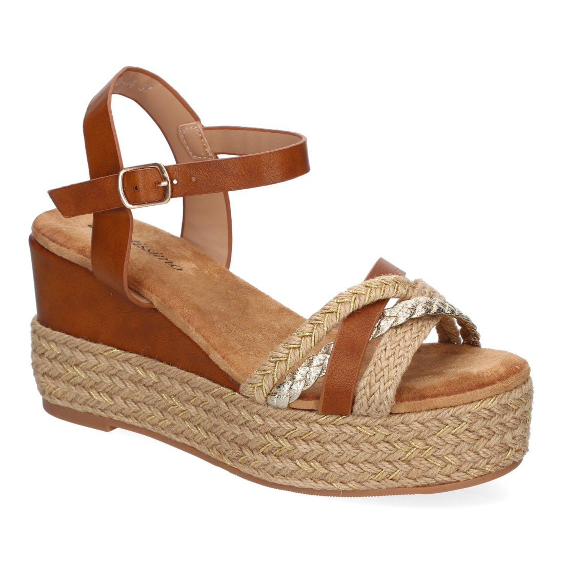 Sandalia de mujer Rosehill Andrea en color Camel