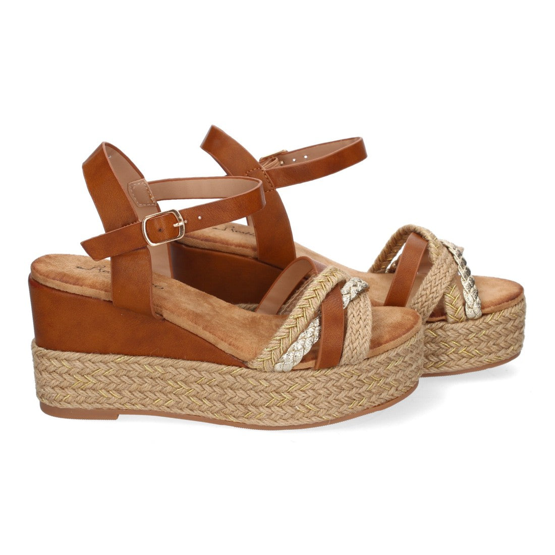 Sandalia de mujer Rosehill Andrea en color Camel