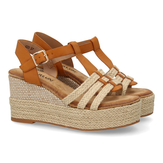 Sandalia de mujer Rosehill Laura en color Camel