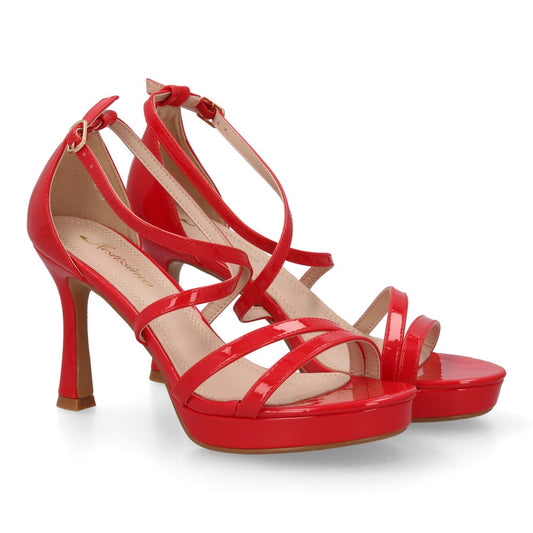 Sandalia de mujer Rosehill Natalia en color Rojo