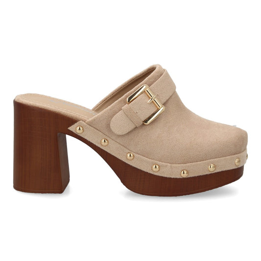 Zueco de mujer Rosehill Alicia en color Kaki