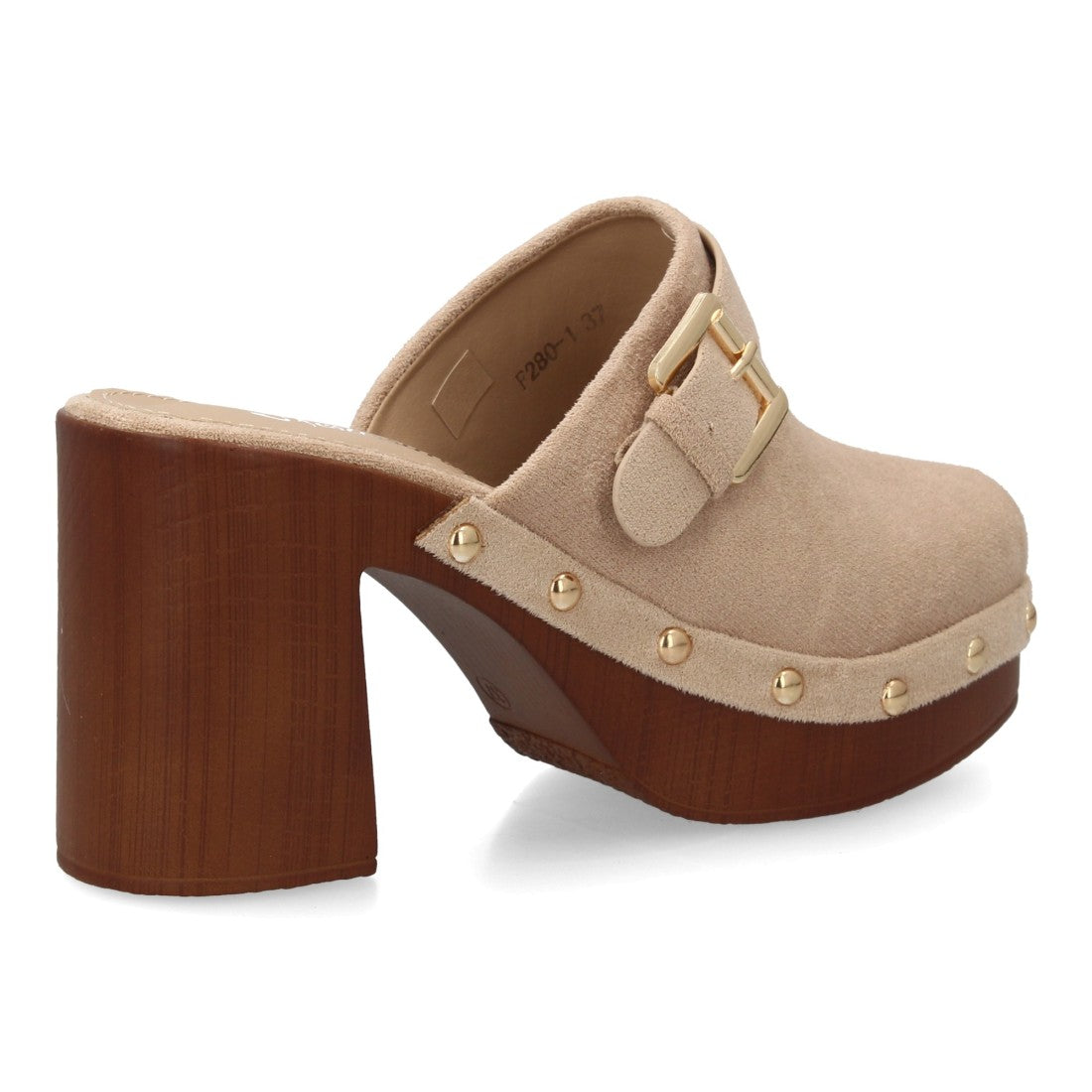 Zueco de mujer Rosehill Alicia en color Kaki