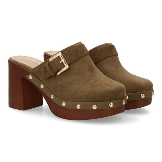 Zueco de mujer Rosehill Alicia en color Verde