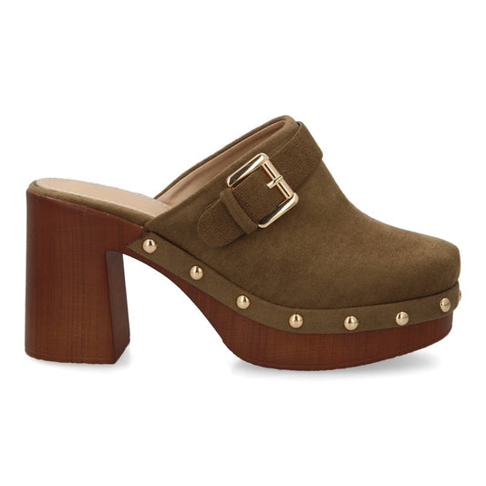 Zueco de mujer Rosehill Alicia en color Verde