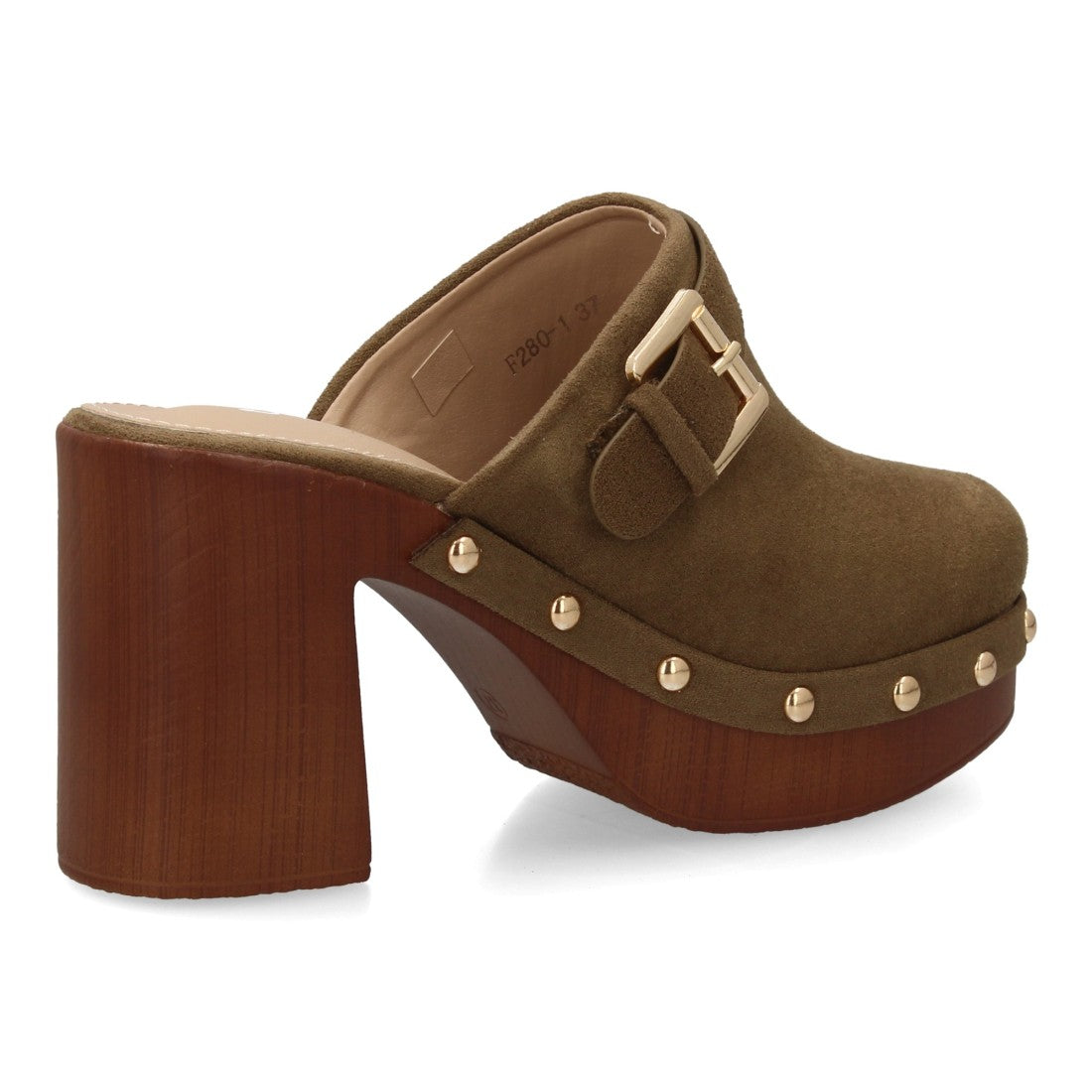 Zueco de mujer Rosehill Alicia en color Verde