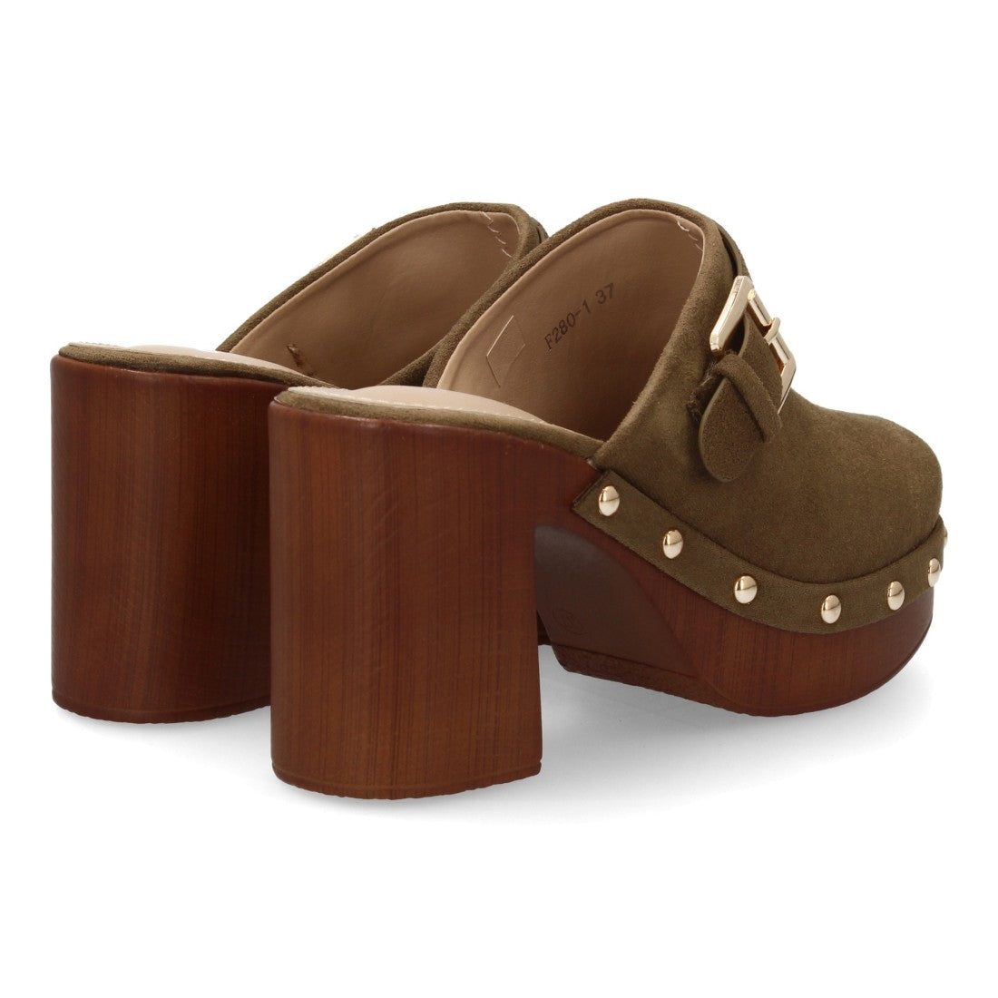 Zueco de mujer Rosehill Alicia en color Verde