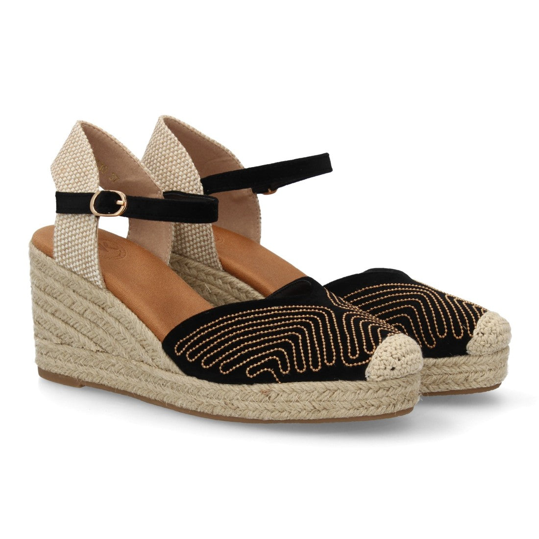 Sandalia de mujer Rosehill Gabriela en color Negro