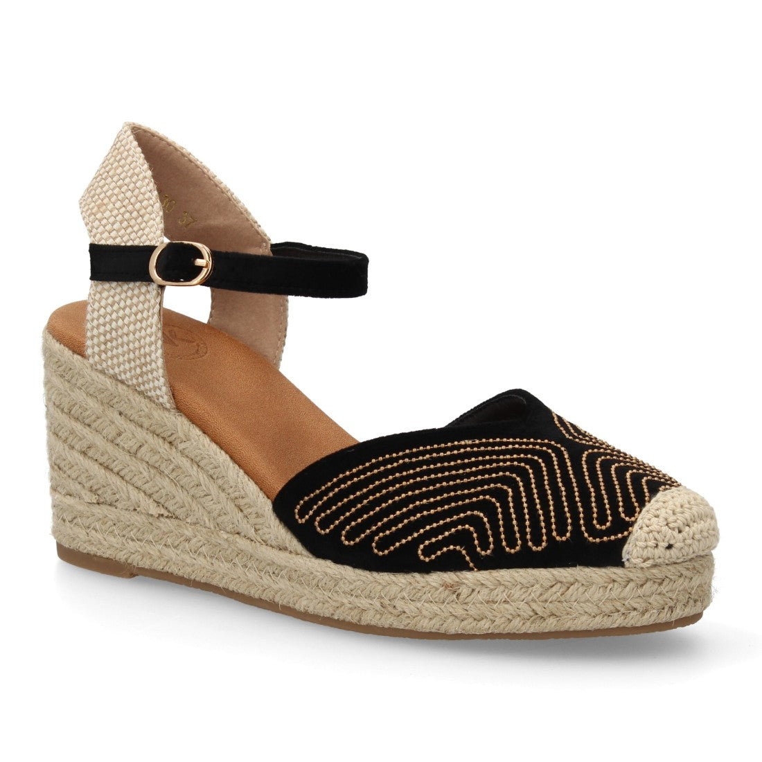 Sandalia de mujer Rosehill Gabriela en color Negro