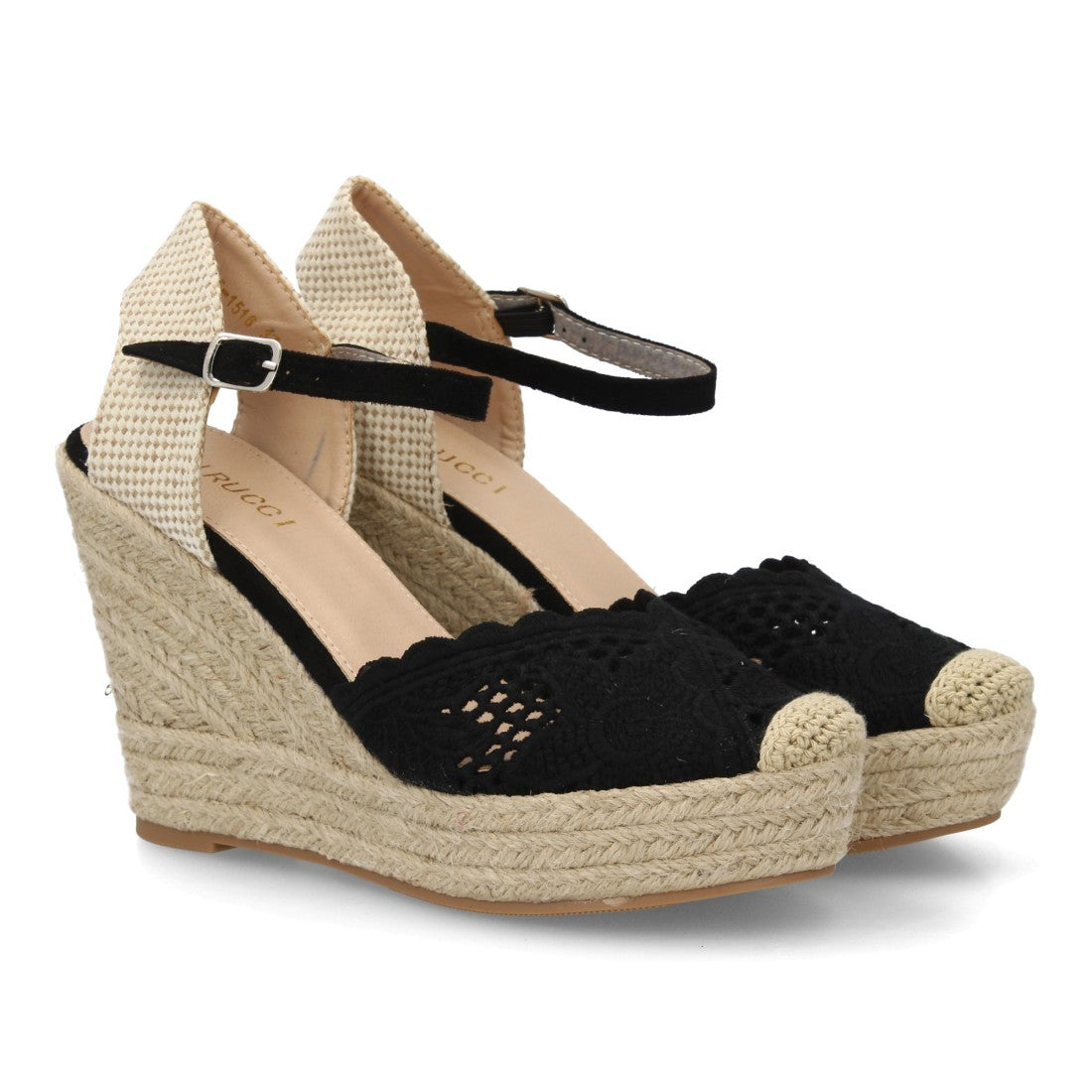 Sandalia de mujer Rosehill Rocío en color Negro