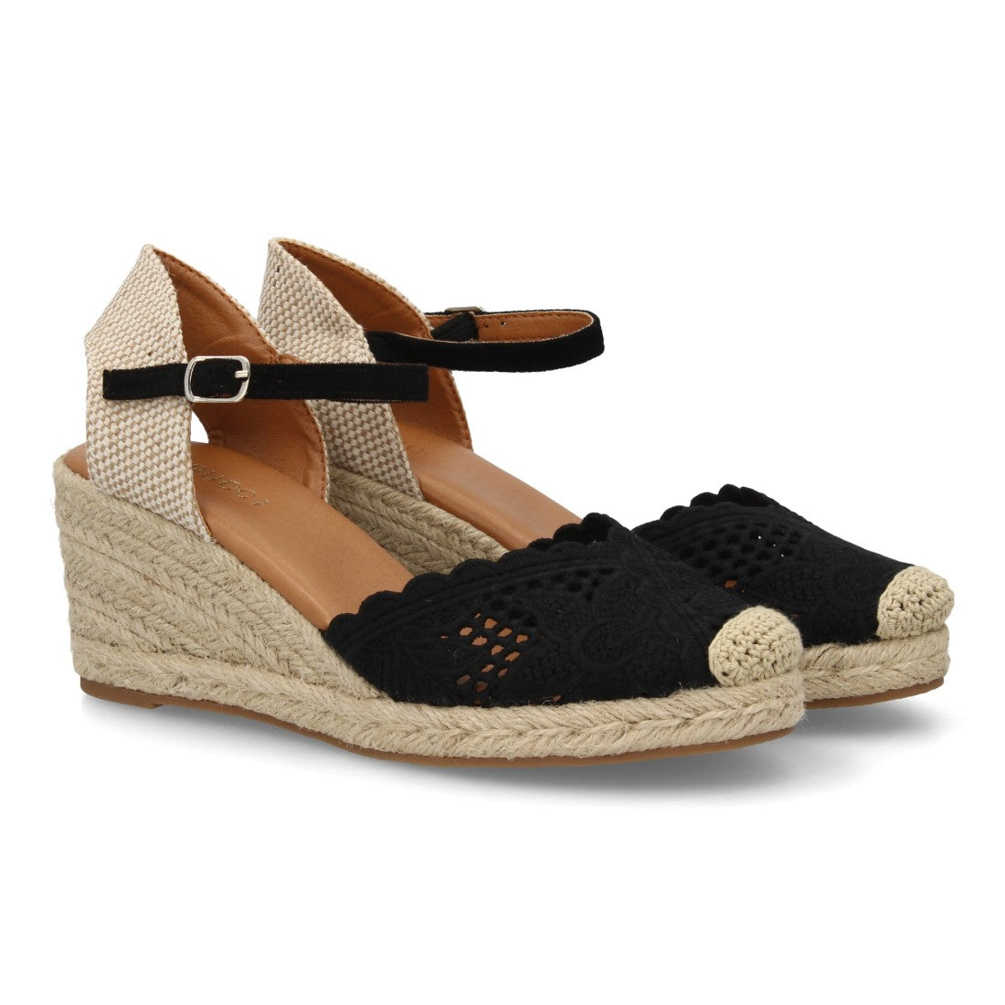 Sandalia de mujer Rosehill Aina en color Negro