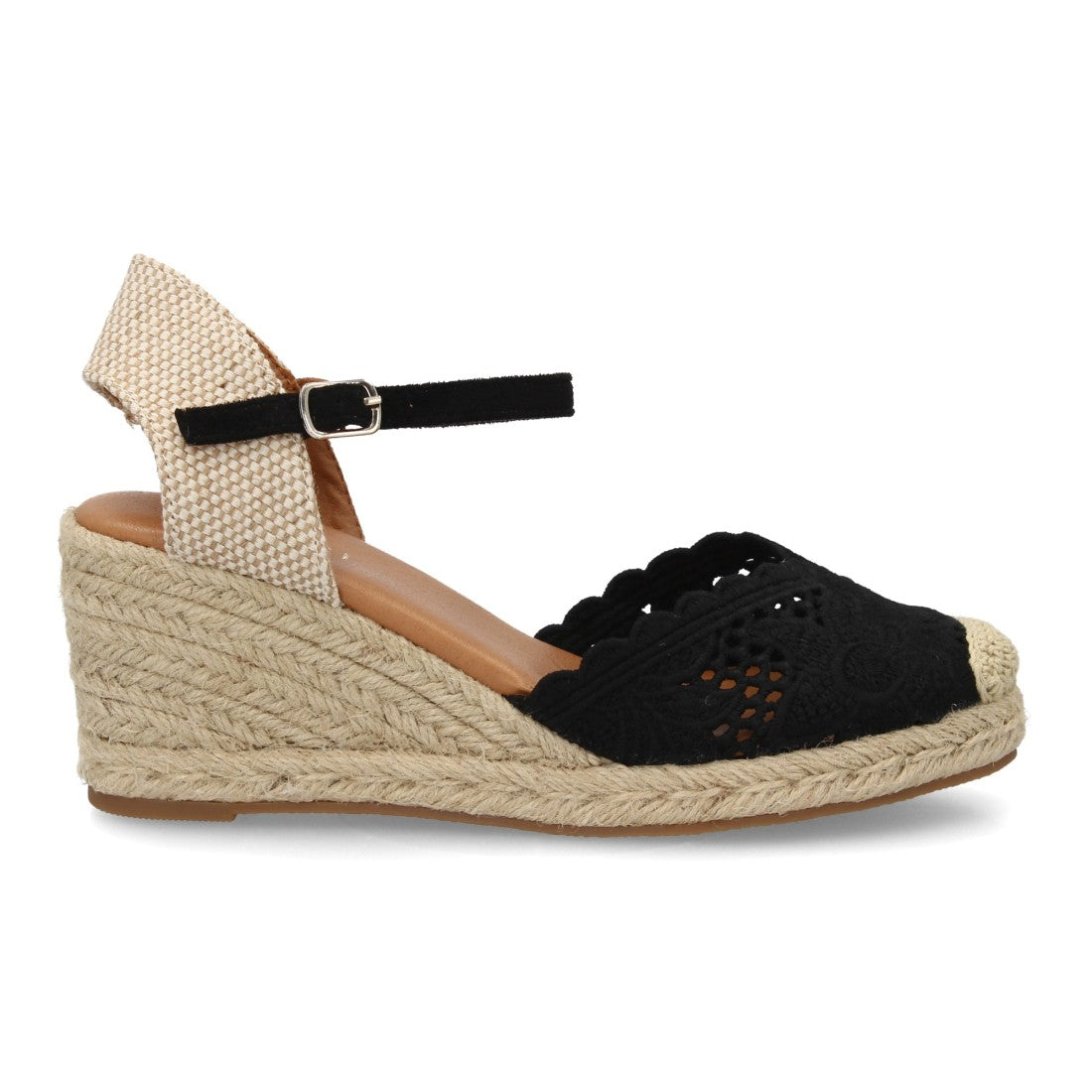 Sandalia de mujer Rosehill Aina en color Negro