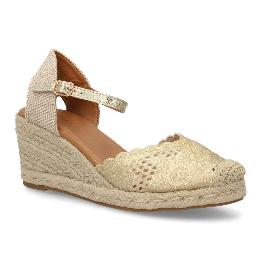 Sandalia de mujer Rosehill Aina en color Oro