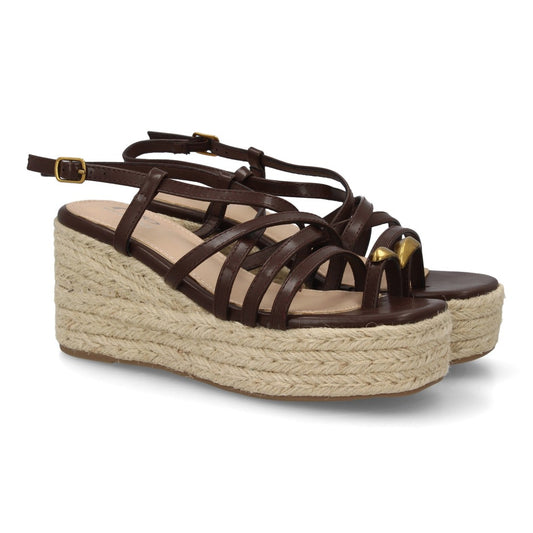 Sandalia de mujer Rosehill Violeta en color Marrón