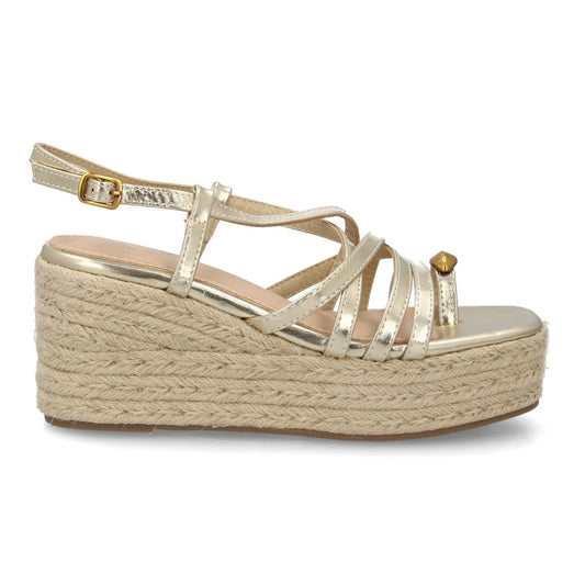 Sandalia de mujer Rosehill Violeta en color Oro