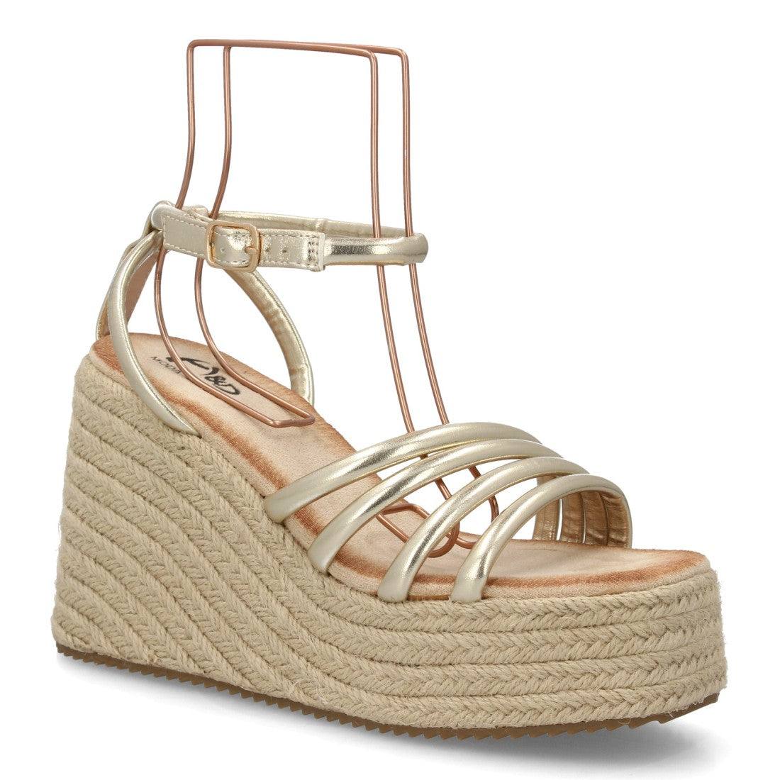 Sandalia de mujer Rosehill Leire en color Oro