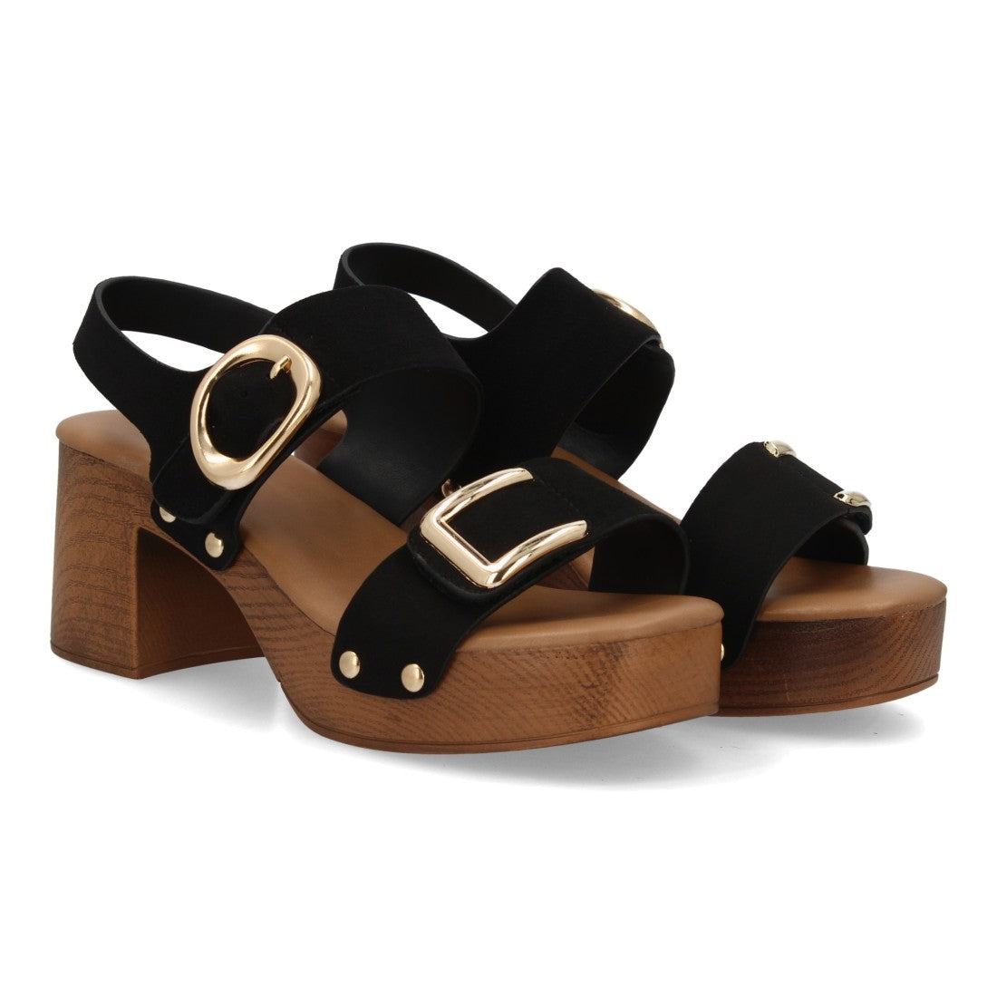 Sandalia de mujer Rosehill Brooklyn en color Negro