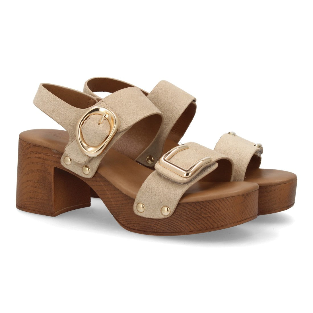 Sandalia de mujer Rosehill Brooklyn en color Beige