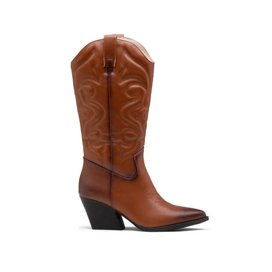 BEAU - Brown cowboy boots