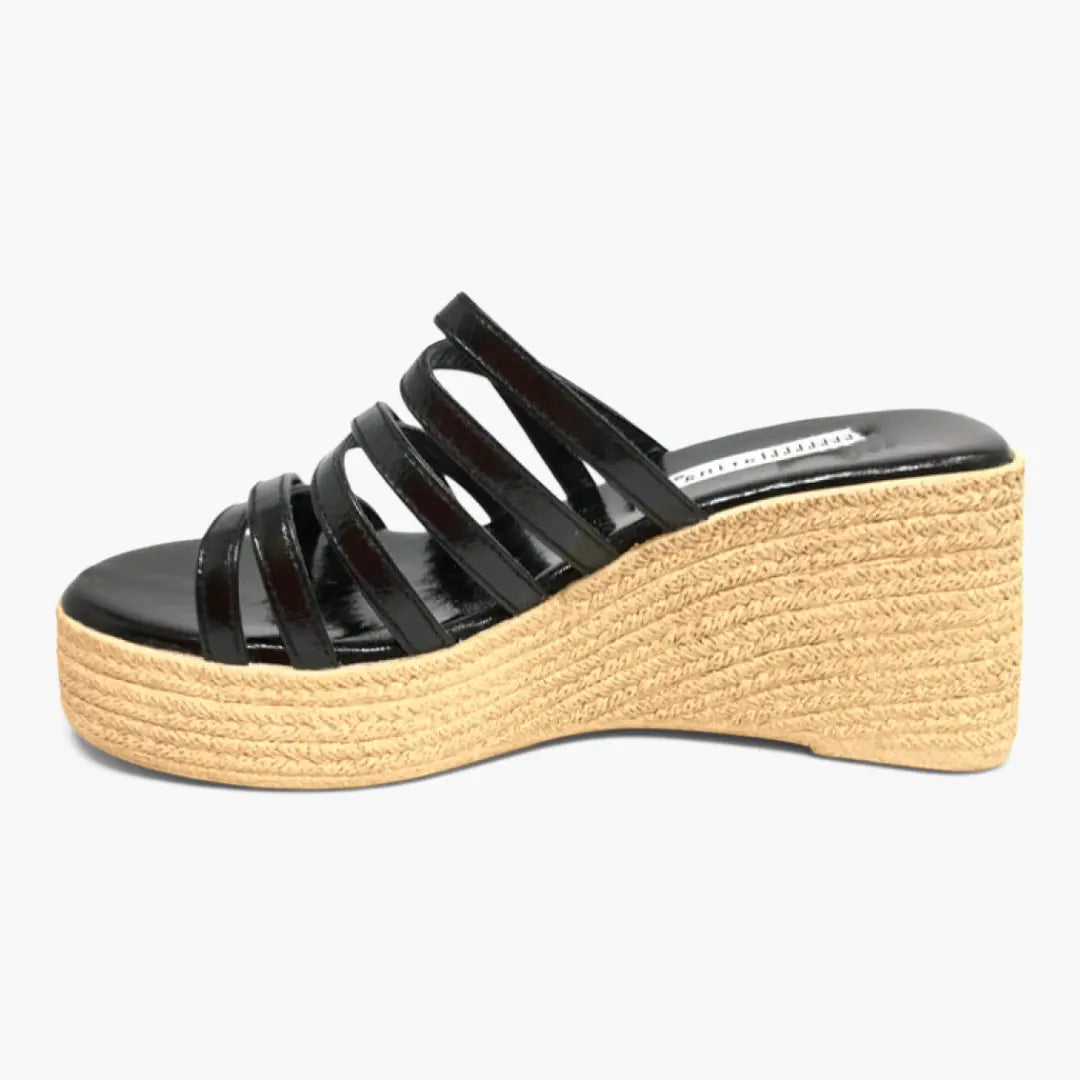 HAZEL - Sandalias de tiras con plataforma y tacón