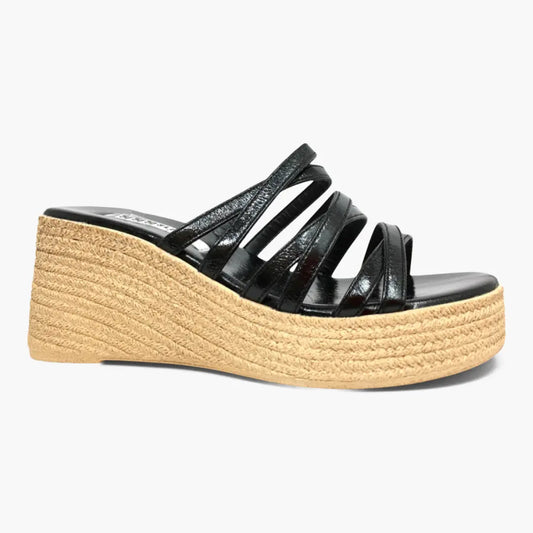 HAZEL - Strappy sandals with platform and heel